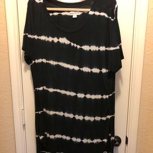 Navy & White High Low Top